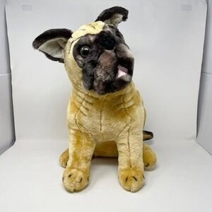 Melissa & Doug Pug Dog Plush Lifelike Stuffed Animal 18" Stuffy‎ Puppy